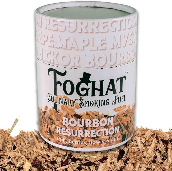 Cocktail Smoker Wood Chips - 14oz Bourbon Resurrection Shavings for Smoker, Whiskey & Drink Infuser Kit - Natural Culinary Wood Smoking Chips for Hand held Cocktail Smoke Gun & Drink Smokers