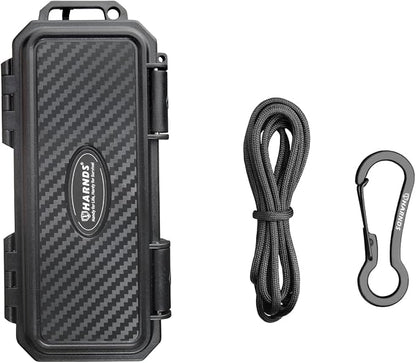 Harnds Waterproof Box Mini Hard Case Small Dry Box Waterproof Storage Case for Outdoor Sports Survival Equipment EDC Tools