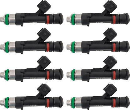 TRQ Fuel Injector Set | For 2003 Ford F-150 2004 F-150 Heritage 2003-2004 F-250 Super Duty F-350 Super Duty