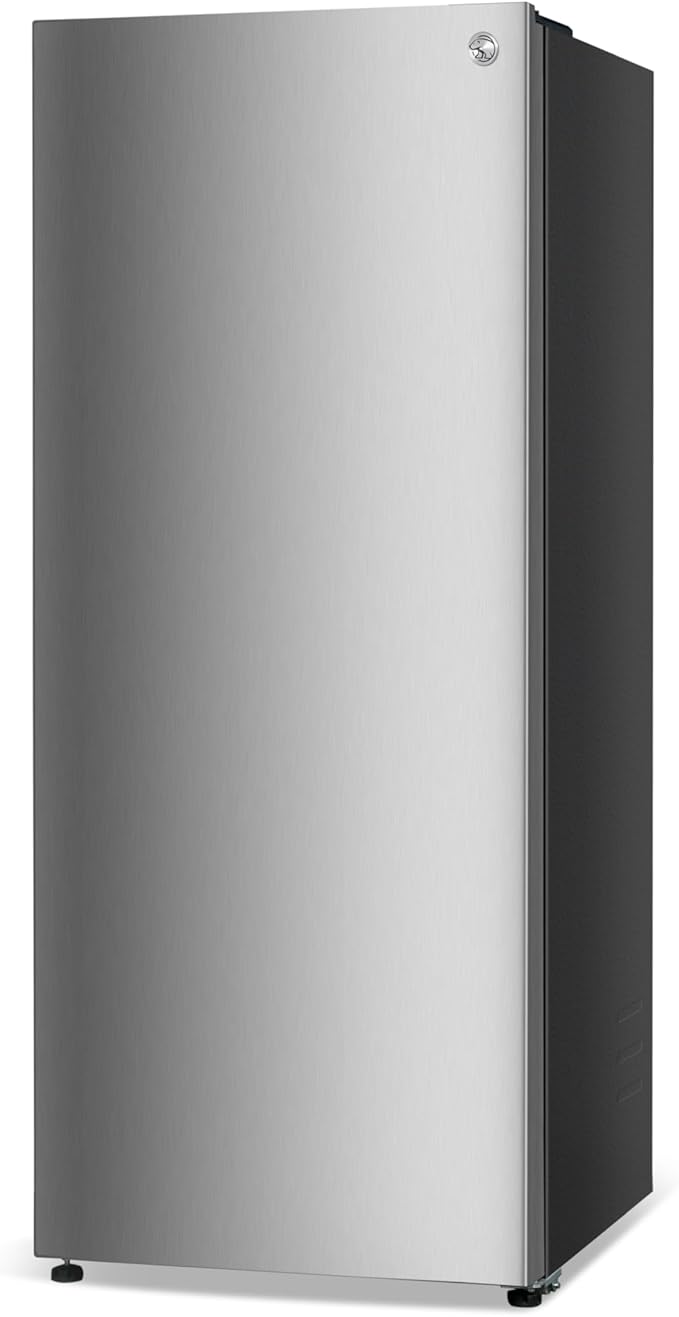 Commercial Cool 16.4 Cu. Ft. Convertible Freezer Refrigerator, Upright Fridge with Glass Shelves, Reversible Door, ENERGY STAR rated, Auto Defrost, CCUC1640GS, Stainless Look | Upright Fridge with Glass Shelves, Reversible Door, ENERGY STAR rated, Auto...