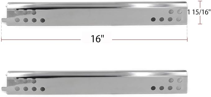 Hongso Replacement Parts for Charbroil 4 Burner Grill 463446015, 466446015, 463446016, 463446017, 463447018 Models, Propane Burners,Heat Plates and Adjustable Crossover Tubes