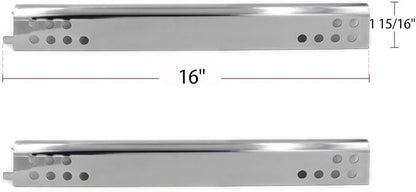 Hongso Replacement Parts for Charbroil 4 Burner Grill 463446015, 466446015, 463446016, 463446017, 463447018 Models, Propane Burners,Heat Plates and Adjustable Crossover Tubes