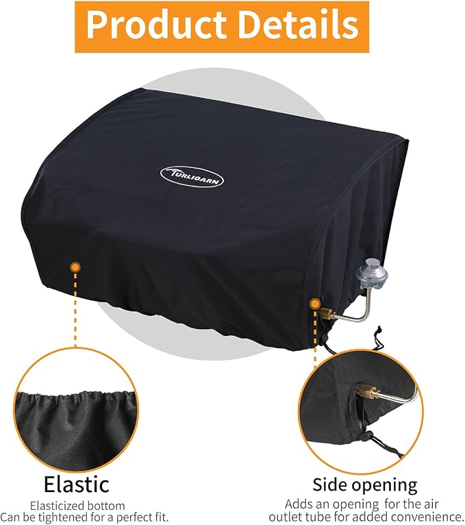 Blackstone 17" Griddle Cover - Water Resistant 600D Polyester Heavy Duty Flat Top Gas Grill Cover - Exclusively Fits Blackstone 17" Griddle Cooking Station