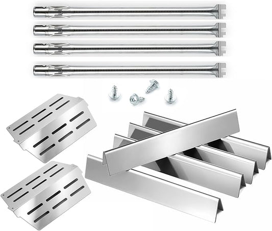 Genesis E-330 4 Burner Grill Replacement Parts for Weber Grill Parts Genesis S330 S-330 E330 EP330 330 Genesis 300 Series E-310 E310 7621 Flavorizer Bars 62753 Sear Burner Tube 65505 Heat Deflectors