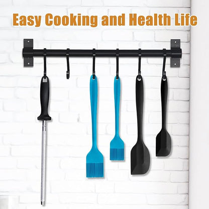 Silicone Basting Brush 2 Pcs Pastry Brush for Oil, BBQ, Grill, Sauce Baking Cooking, Dishwasher Safe (Blue)