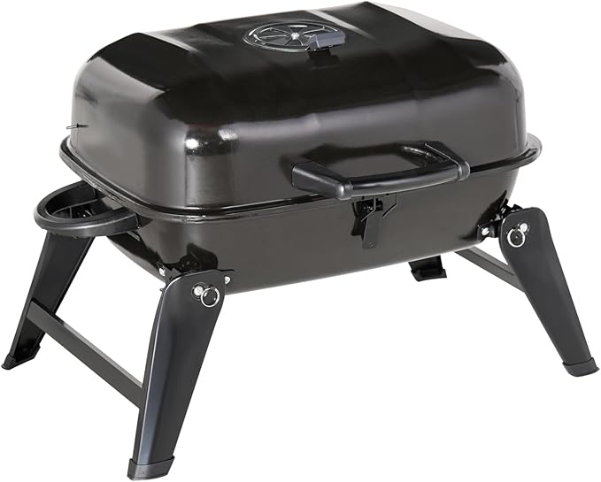 14" Portable Charcoal Grill for Outdoor Cooking