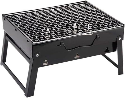 Portable Charcoal Grill for Camping BBQ, Outdoor Barbecue Grill with Foldable Design, Thickened Tripod, Easy Carry & Stable Support for Charcoal Grills BBQ,A-1