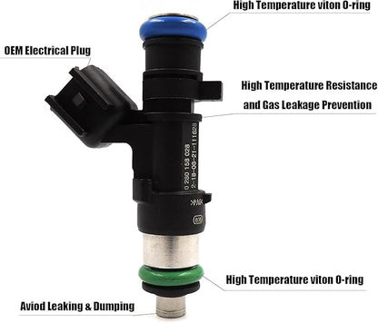 HiSport Fuel Injector 1PC 0280158028 04591986AA Compatible with Chrysler 05-10 300 V6 2.7L 3.5L
