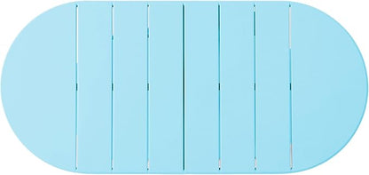 Christopher Knight Home Adley Outdoor Bistro Set, 3-Piece Bistro Table and Chair Set of 2, Patio Furniture Set with Iron Frame, Outdoor Bistro Dining Set, Poolside/Garden Cafeteria, Matte Light Blue