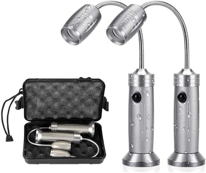 LED Barbecue Light, with Magnet, Flexible Hose Charging Maintenance Work Light for Barbecue Camping with Magnetic Base, Barbecue Light with gooseneck