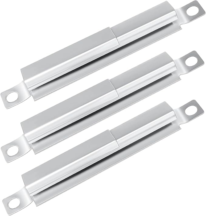 Hisencn 304 Stainless Steel Carryover Tube Replacement for Charbroil Gas Grill, Crossover Tubes for Charbroil Grill Replacement Parts, Universal Crossover Tubes for Kenmore and Others Most Grills