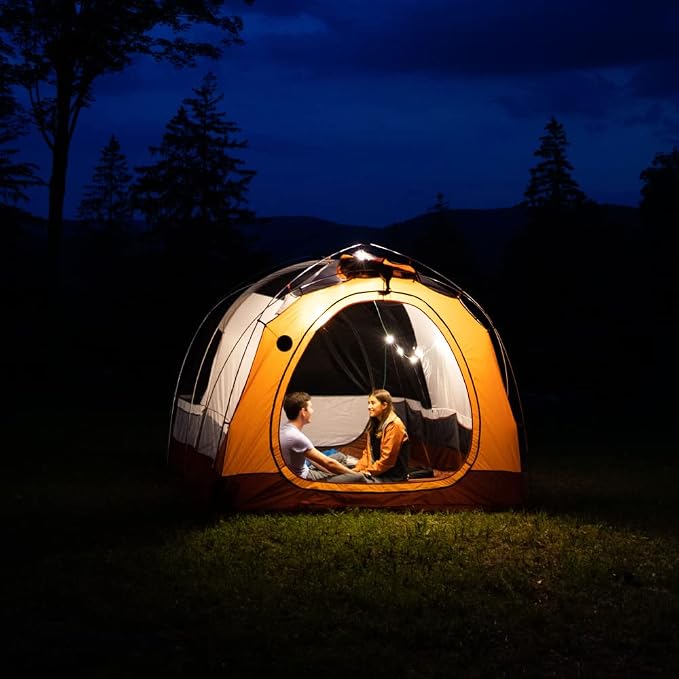 MPOWERD Luci Solar String Lights: Rechargeable via Solar and USB, Power Bank for Mobile Charging, 18’ or 44’, Waterproof, Lasts Up to 40 hrs, Up to 140 Lumens LEDs, Camping, Indoor/Outdoor Decorating