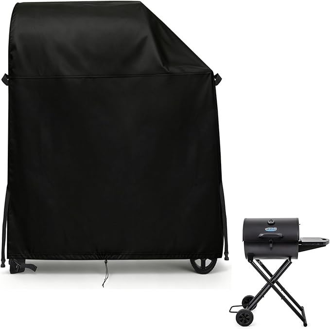 TheElves Outdoor Grill Covers Waterproof Heavy Duty for Char-Griller King-Griller E1816 Charcoal Grills and recteq RT-B380X Bullseye Deluxe Pellet Smoker Grills - 39" W x 23" D x 41" H