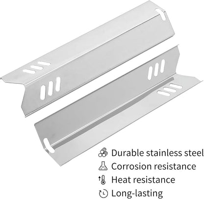 Grill Replacement Parts for Outdoor Gourmet 4 Burner Gas Grill GR2215120-OG-00 FSOGBG1106 GR2215101-OG-00 FSOGBG1106 Flame Tamer Heat Plates Burner Tubes