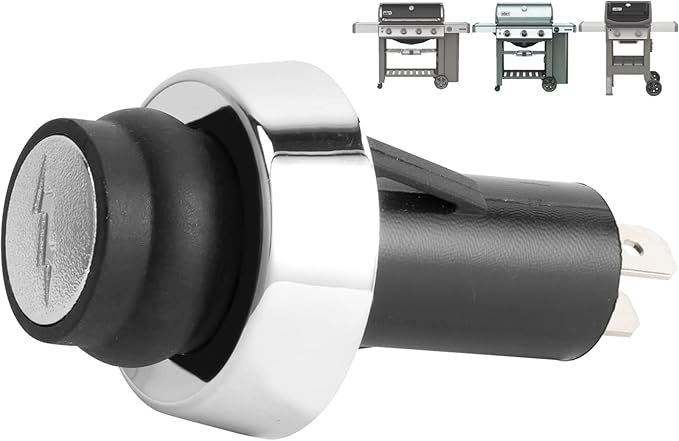 GS4 Igniter Replacement Parts for Weber GS4 Genesis II & Spirit II Grills, 66220 Ignition Button Switch for Weber Grill Genesis 2 Starter Button &Weber Spirit 2 Grill Parts Spirit 2 E210, II E310 etc.