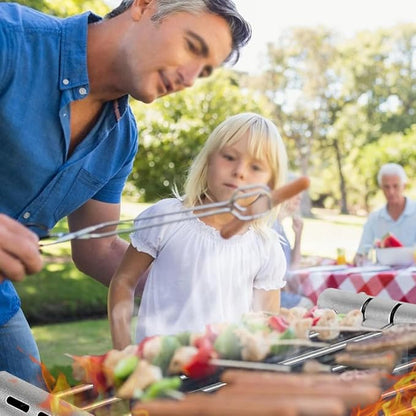 Stainless Steel Barbecue Grill, Collapsible Retractable Bbq Tool, Charcoal Grill for Outdoor Courtyard Picnic Camping
