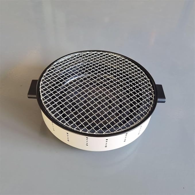 Portable Charcoal Grill for Outdoor Barbecue, Camping BBQ Grills with Stainless Steel Rack, Lightweight Camping Grill for Home and Travel, Easy to Clean BBQ Grill for Grilling Meat and Vegetables,29.