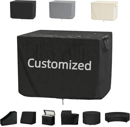 Personalized Outdoor Cover for Griddle Grill, Waterproof& Dustproof Cover for Protecting Patio Outdoor Grill, Customized Size/Shape/Color/Accessories