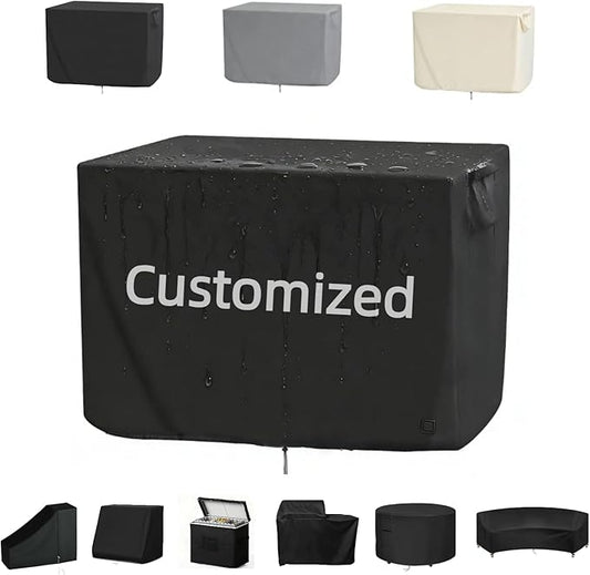 Personalized Outdoor Cover for Griddle Grill, Waterproof& Dustproof Cover for Protecting Patio Outdoor Grill, Customized Size/Shape/Color/Accessories