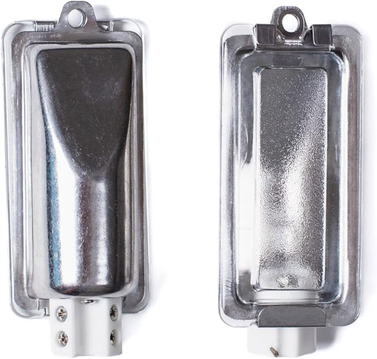 Mont Alpi Halogen Grill Light Assembly - 2X 8A37000038 - BBQ Grill Lighting Fixtures for All Outdoor Island Kitchens and Built-in Barbecue Grills (Pack of 2)