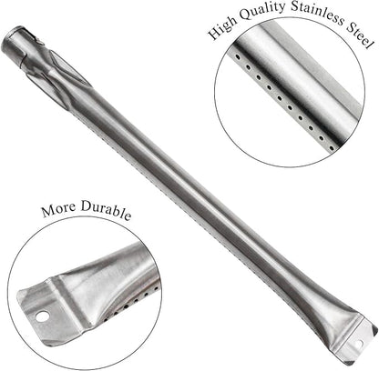Hisencn Grill Replacement Parts for Members Mark GR2039201-MM-00, 17 inch Heat Plates, Grill Burners Replacement for Bakers and Chefs ST1017-012939 SAMS Club and Grill Chef BIG-8116, Uniflame (8 Pack)