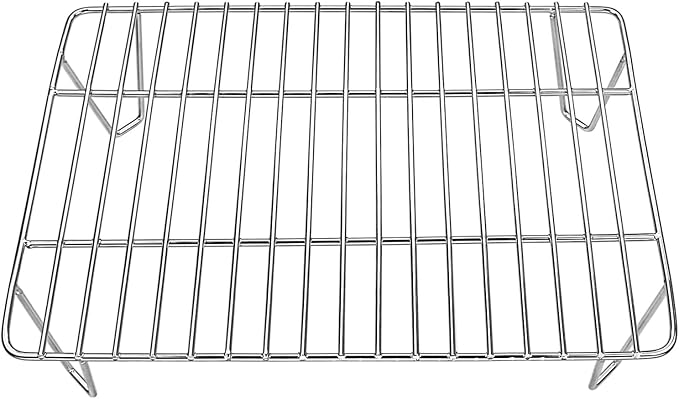 GRISUN Warming Rack for Green Mountain Grill Davy Crockett Pellet Grill, Upper Rack Replacement for GMG-6016, Grill Rack Addition for Doubled Cooking Space (14" x 10" x 3.5")
