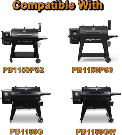 PB1150PS2 Grill Grates Replacement Parts for Pit Boss Pro Series 1150 PB 1150PS2 1150 PS2 Pro Series V2 1150 PB1150PS3 Pro Series V3 1150 PB 1150PS3 Navigator 1150 PG1150G Cast Iron Cooking Grates