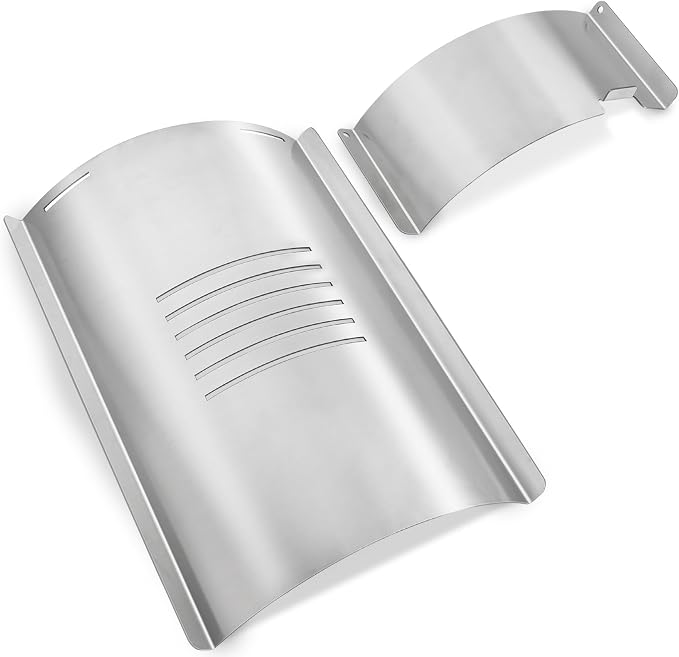 Lexington Flame Broiler Kit for Pit Boss Smoker Replacement 500 540 550 Series Pitboss Pellet Smoker Drip Tray Diffuser Heat Deflector Plate PB500NX Lexington Onyx Edition Grill Parts