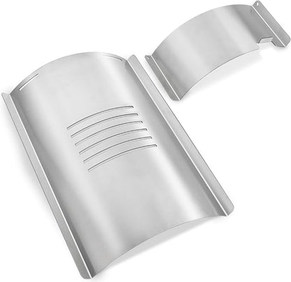 Lexington Flame Broiler Kit for Pit Boss Smoker Replacement 500 540 550 Series Pitboss Pellet Smoker Drip Tray Diffuser Heat Deflector Plate PB500NX Lexington Onyx Edition Grill Parts