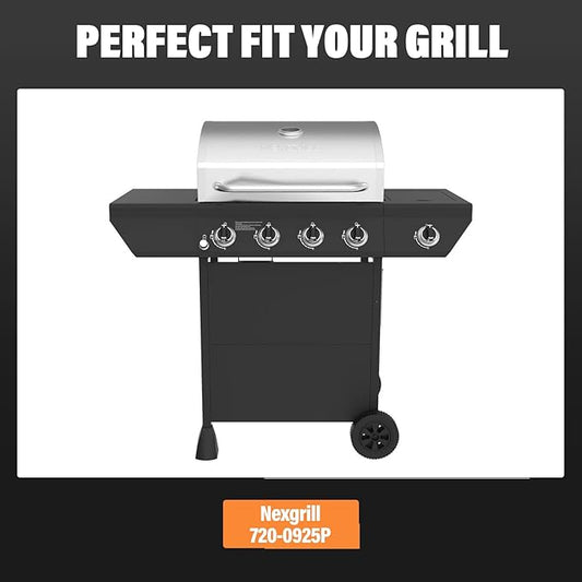 Utheer Stainless Steel Warming Rack for Nexgrill 4-Burner 720-0925 Gas Grills, Fits Nexgrill 720-0925P 720-0925PA 720-0925PG, 23.8" × 7.2" Top Warming Grate Replacement