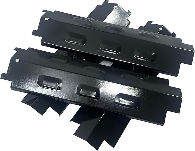Parts DP131 (4-pack) 14 5/8" x 4 1/4" Porcelain Steel Heat Plates Replacement for Charbroil, Master Chef, Thermos, Master Forge, Brinkmann, Savor Pro, Grill King, Kmart Gas Grill