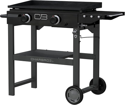 Charbroil 28" Performance Series 2-Burner Propane Gas Griddle with Cart, Black - 463459924