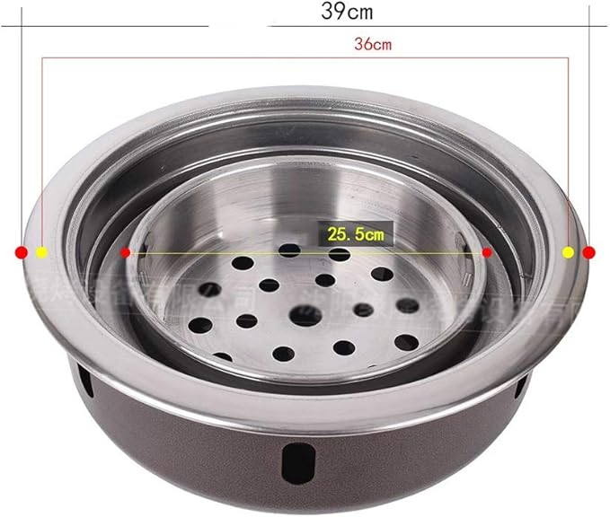 BBQ Barbeque Barbecue Grill,Charcoal Grill,High-end Barbecue Grill,Split Type,Indoor and Outdoor,4-8 People,5 Styles (Color : E)