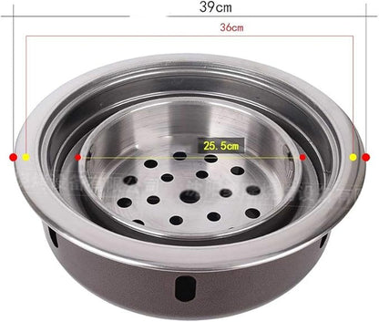 BBQ Barbeque Barbecue Grill,Charcoal Grill,High-end Barbecue Grill,Split Type,Indoor and Outdoor,4-8 People,5 Styles (Color : E)