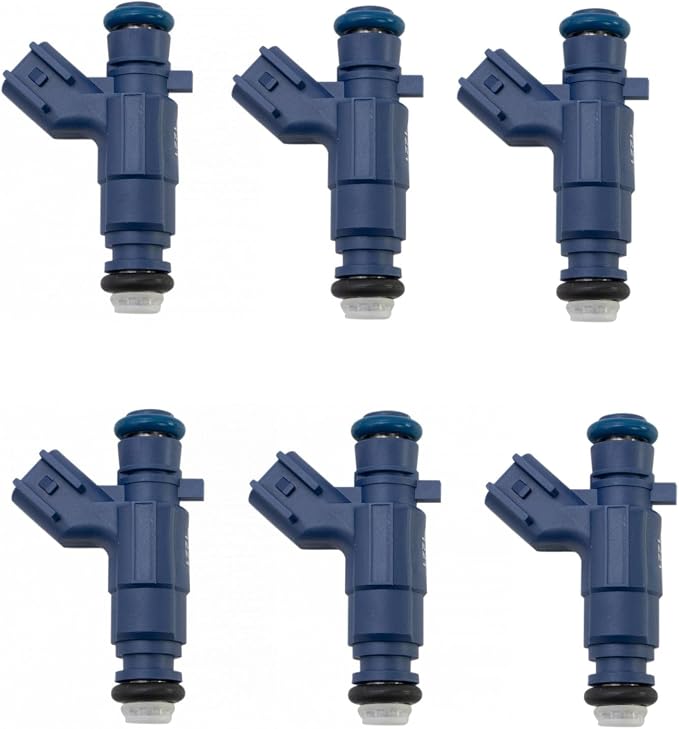 TRQ Fuel Injector Set | For 2007-2009 Cadillac CTS SRX 2007 STS 2008-2012 Malibu Pontiac G6 G8 Torrent Saturn Aura 2009-2010 Suzuki Grand Vitara XL-7