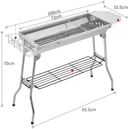 Complete Set of Outdoor Camping Carbon Barbecue Grill Home Charcoal Rack