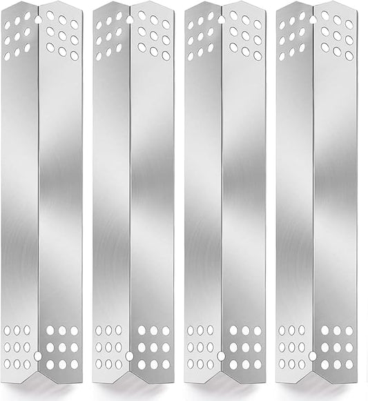 Criditpid Grill Heat Tent Plate Flame Tamer for Grillmaster 720-0697 720-0737, Nexgrill 720-0830H 720-0783E 720-0830A 720-0830D, Stainless Steel Burner Cover Replacement Parts for Nexgrill 720-0830H.