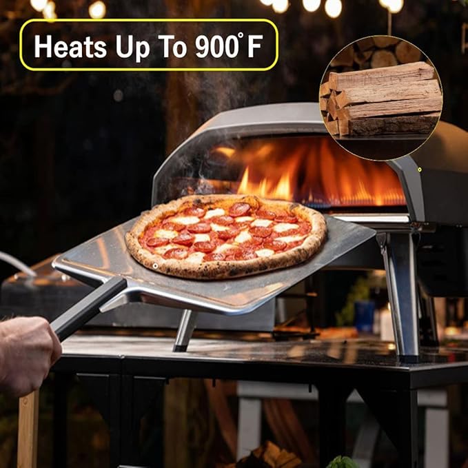 Old Potters Kiln Dried Pizza Oven Cooking Logs, Approx 12 lbs, Wood Logs for Pizza Ovens, Grills and Smokers, Solo Stove Mesa XL, Oak~ 6 Inch Mini Log, Product of USA (790 Cubic Inches)
