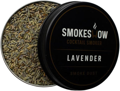 Wood Chips for Cocktail Smoker 4 oz tin. Add Flavors to Your Smoked Drinks (Lavender)