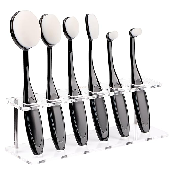 UNIMEIX 6 Pack Blending Brush for Card Making Crafting Ink Blender Brushes Set Tool Paper Background Brush Drawing