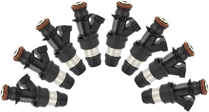 Fuel Injectors Compatible with 1999-2007 GMC Chevrolet Cadillac Hummer Isuzu Buick, Silverado Sierra Savana Express Yukon XL 1500 2500 3500 HD V8 4.8L 5.3L 6.0L Replace# FJ315, MP10006