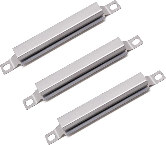 Criditpid Grill Replacement Parts for Charbroil 463241113 463449914 4 Burner Gas Grill, Stainless Steel Heat Plate Shields, Crossover Tubes, Igniters and Grill Burner Parts for Charbroil 463449914