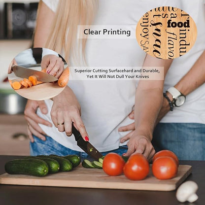 Funny Charcuterie Board Snacks Board Cheese Board Cutting Board Decor Birthday Gifts Housewarming Gifts for Women Men Friends Funny Kitchen Accessories Bamboo Decorative Cutting Boards for Kitchen