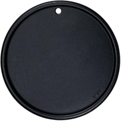 Monument Grills 12-Inch Reversible Round Porcelain Coated Cast Iron Cooking Plate