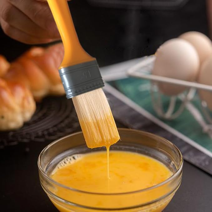 5 Pieces Pastry Brushes for Baking Basting Brush, Culinary Oil Brush for Barbecue Butter Grill BBQ Sauce Baster Marinade Kitchen Food Cooking Brushes