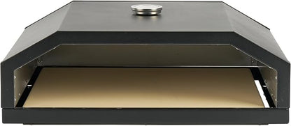 Suburban Pizza Oven, Fits on Suburban 18” Griddle – Anti Rust, Lightweight, Easy-to-use RV Pizza Oven, Black (‎3082A) | Universal outdoor oven with pizza stone & carry bag; integrated thermometer; 15-min preheat; anti-rust; lightweight