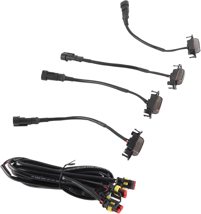Amber LED Front Grille Lights, 10W High Brightness Daytime Running Lamps with IP68, Replacement for PRO 2016-2018