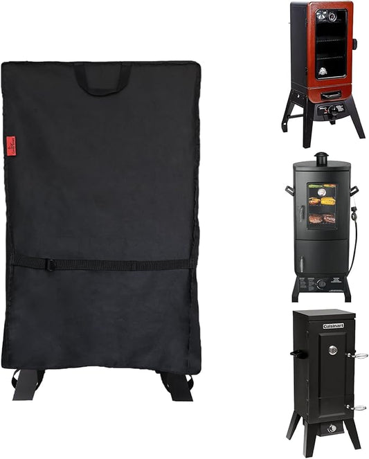 Outdoor Electric Smoker Cover for Masterbuilt 40", Pit Boss 3-Series Gas Vertical Smoker PBV3G1 & PBV3A1 & 10773, PIQUEBAR, Cuisinart 36” Smoker, Broil King 923610 & 923614 Smoker, 25"W x 25"D x 40"H
