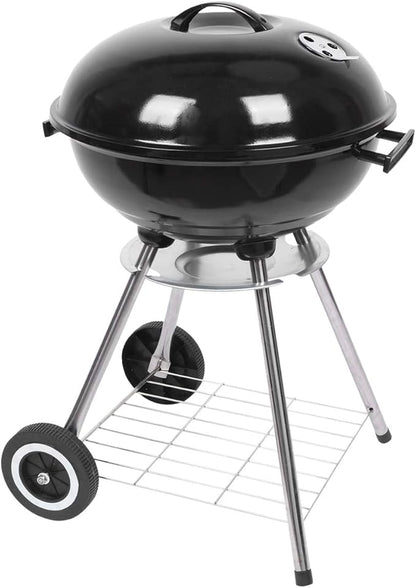 Premium Charcoal Grill，18 Inch Charcoal Carbon Enamel Barbecue BBQ Stove with Heat Control for Patio, Picnic, Tailgate