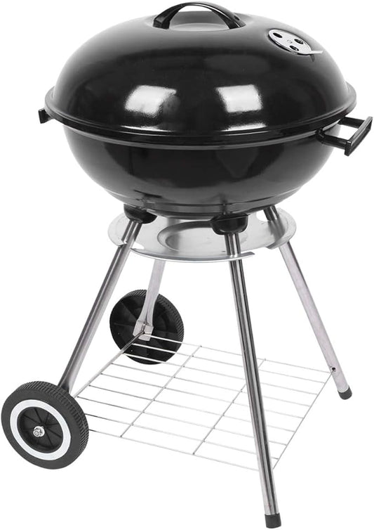 Premium Charcoal Grill，18 Inch Charcoal Carbon Enamel Barbecue BBQ Stove with Heat Control for Patio, Picnic, Tailgate